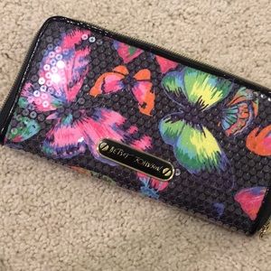 Betsy Johnson butterfly wallet